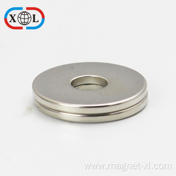 N35 permanent rare earth ndfeb ring magnet